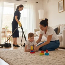 استخدام پرستار کودک و خدمتکار منزل در لندن