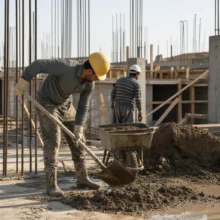 استخدام کارگر ساختمانی ساده در ایرلام