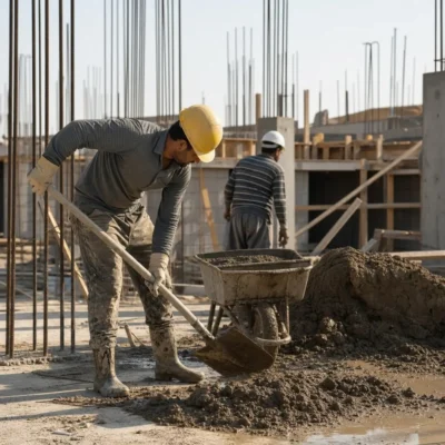 استخدام کارگر ساختمانی ساده در ایرلام