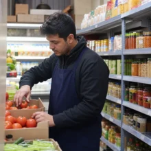 جویای کار در مارکت و رستوران در لیورپول