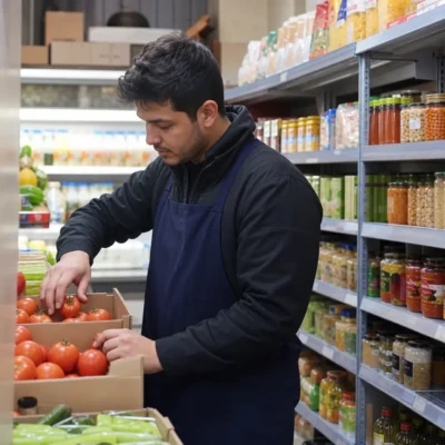 جویای کار در مارکت و رستوران در لیورپول